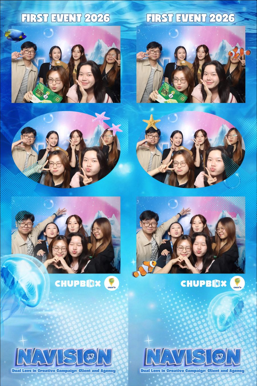 Chupbox Photobooth Photo at FIRST EVENT 2026 of Marketing Club Creatio