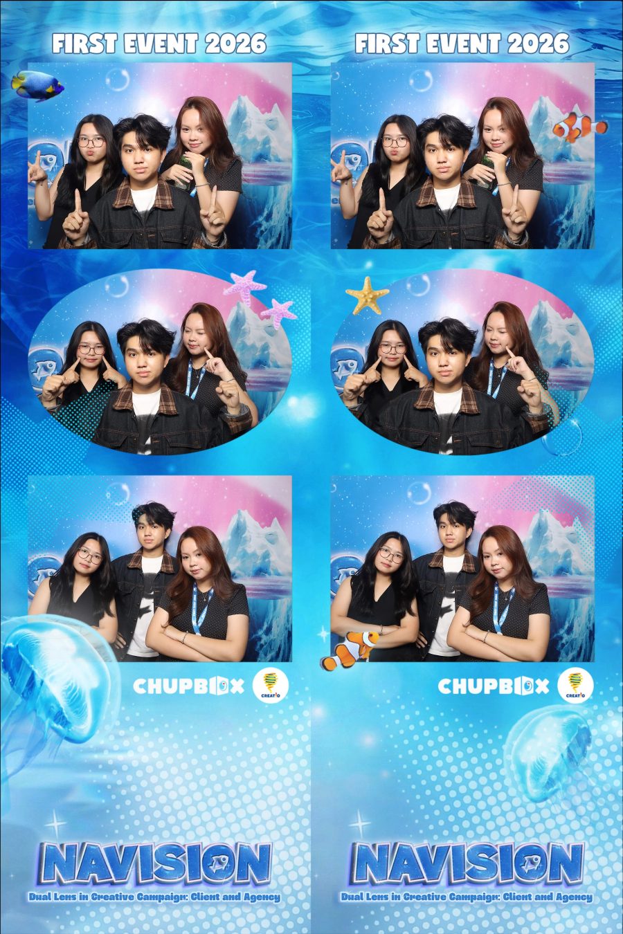 Chupbox Photobooth Photo at FIRST EVENT 2026 of Marketing Club Creatio