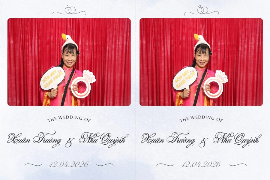 Chupbox Wedding Photobooth for Truong & Quynh at Luxury Palace