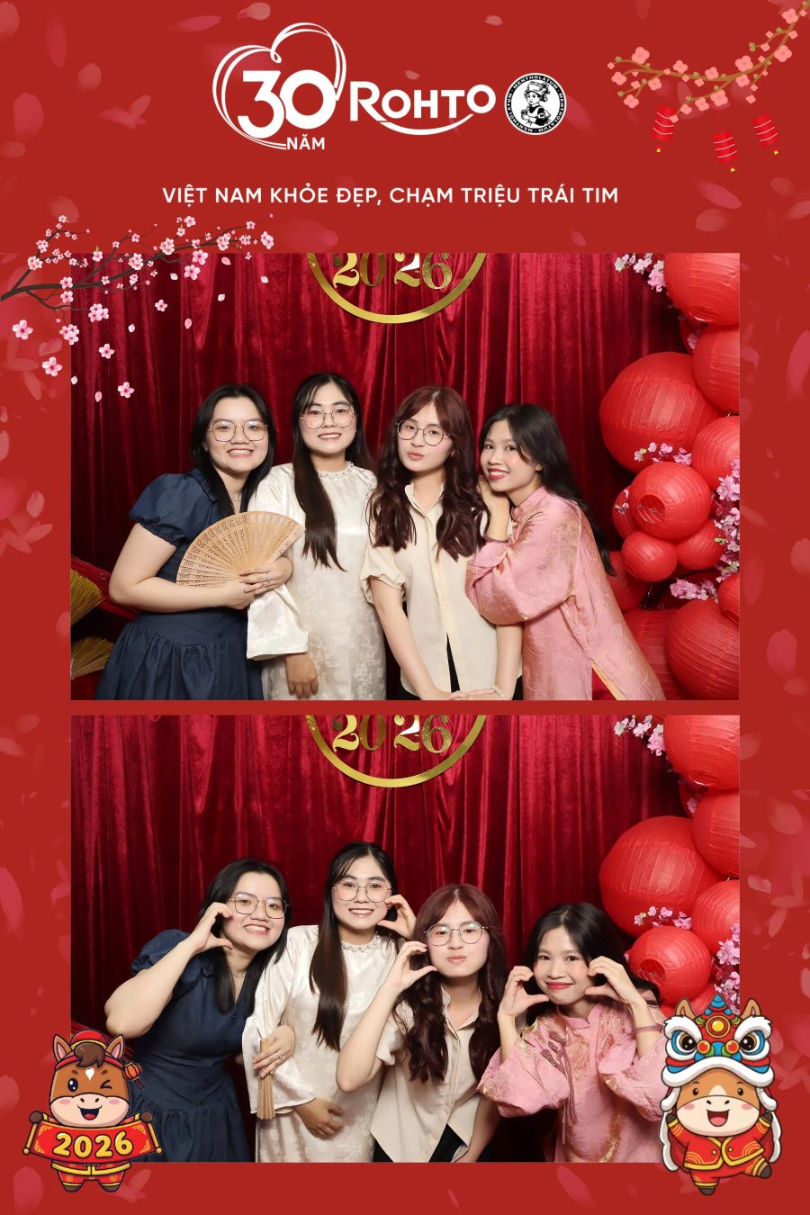 Rohto Vietnam Year-end Party with Chupbox Photobooth