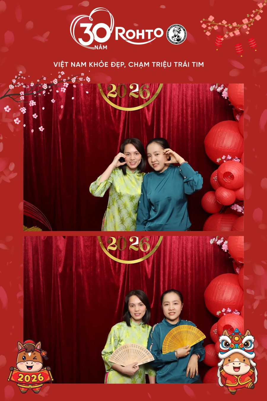 Rohto Vietnam Year-end Party with Chupbox Photobooth