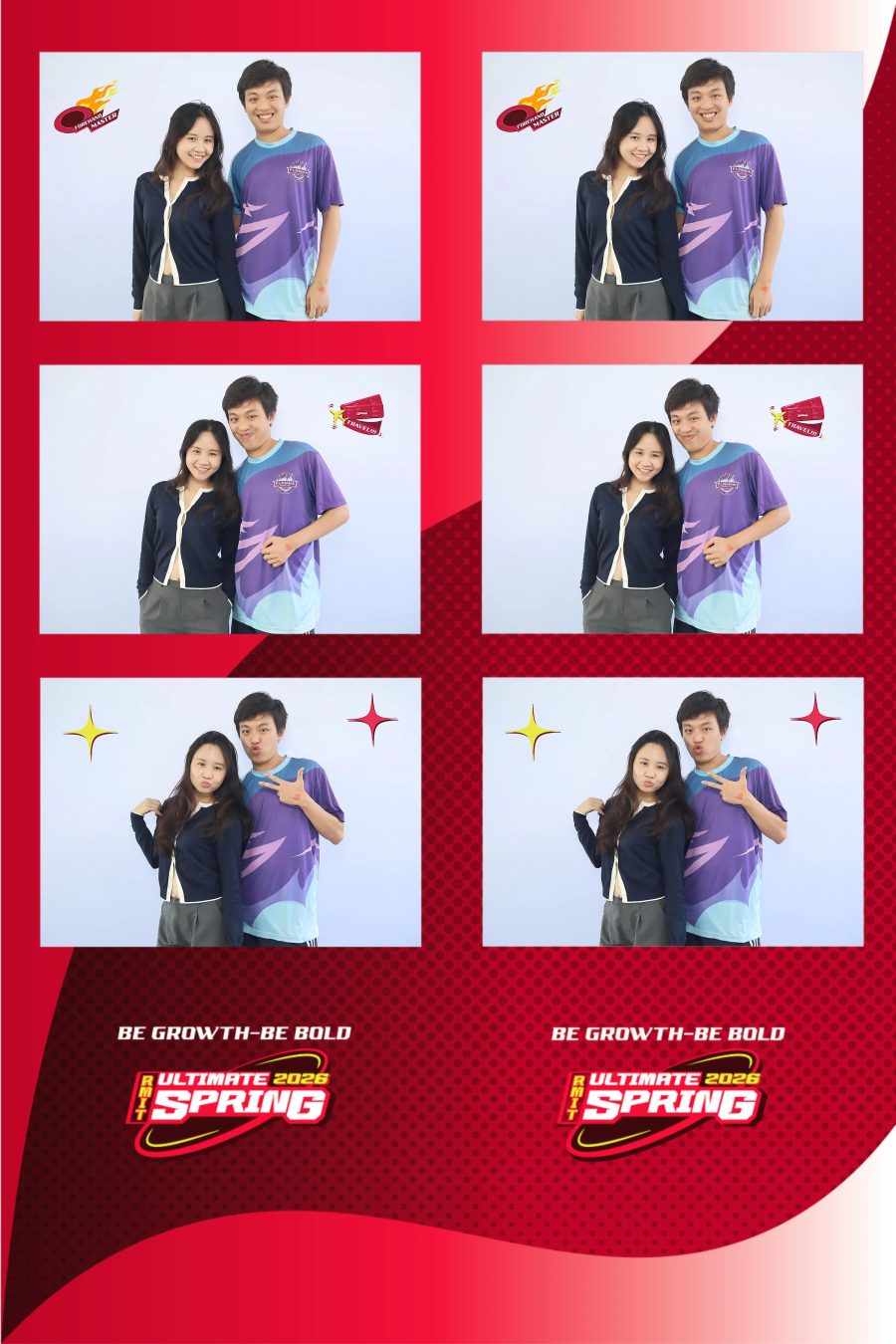 Chupbox Photobooth of RMIT Ultimate Frisbee Club at RMIT university in HCM