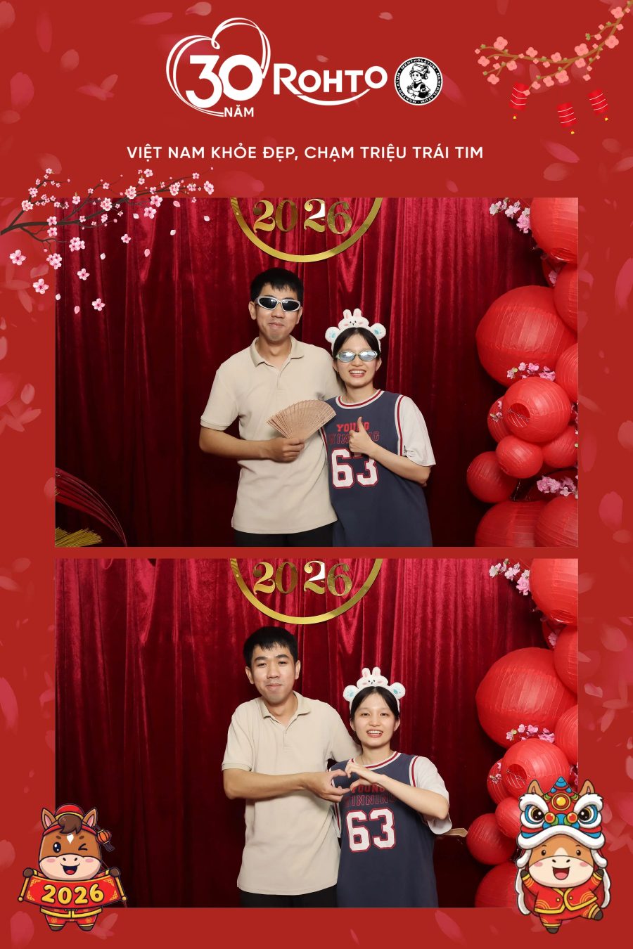 Rohto Vietnam Year-end Party with Chupbox Photobooth
