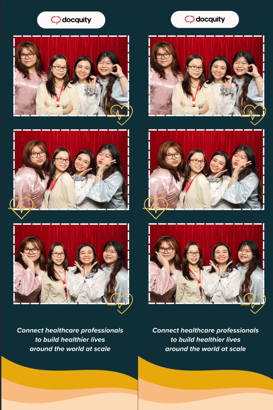 Chupbox Photobooth operation at Docquity company event