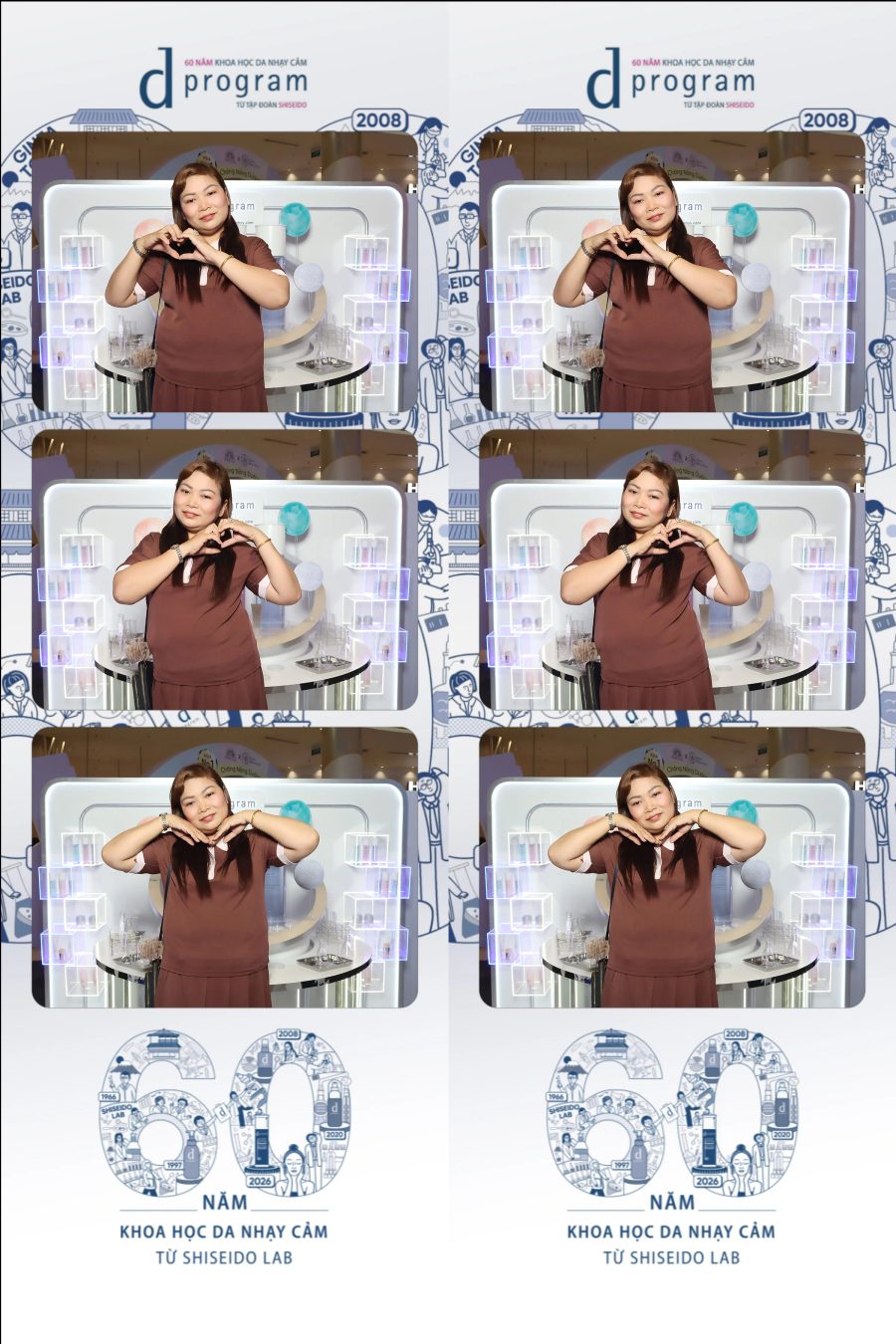 D program by Shiseido 60th Anniversary Promotion at Aeon Mall Tân Phú