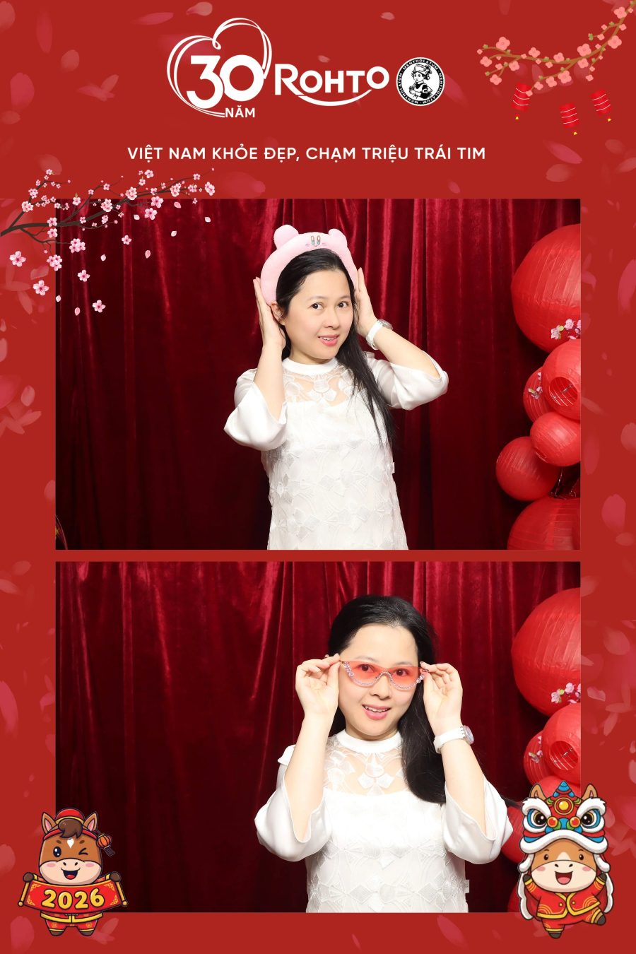 Rohto Vietnam Year-end Party with Chupbox Photobooth