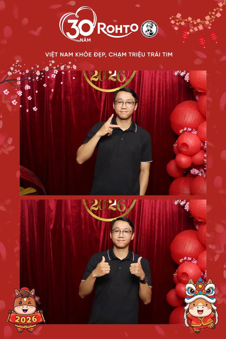 Rohto Vietnam Year-end Party with Chupbox Photobooth