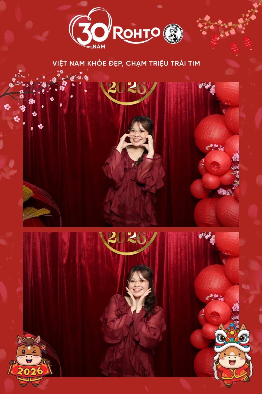 Rohto Vietnam Year-end Party with Chupbox Photobooth