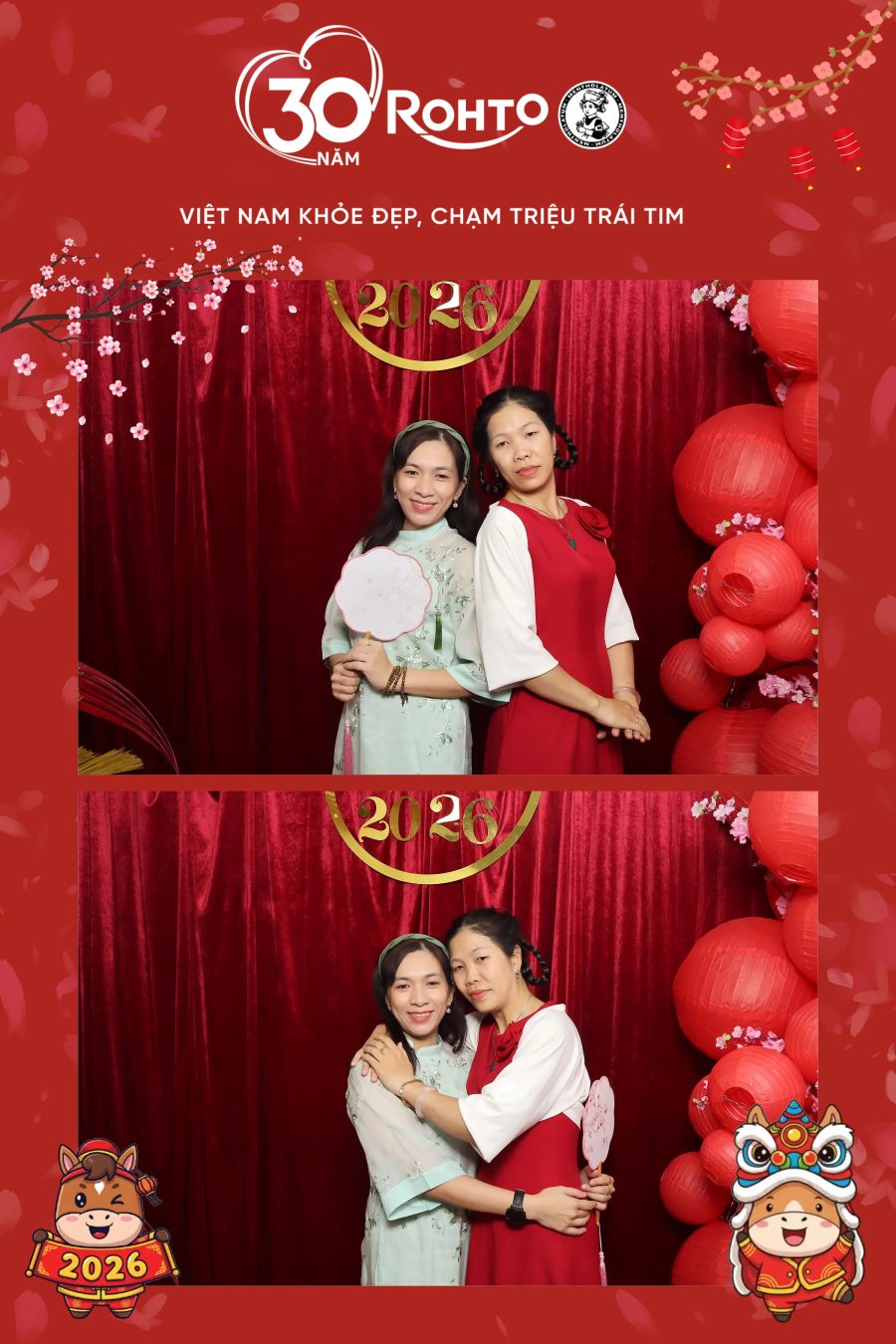 Rohto Vietnam Year-end Party with Chupbox Photobooth