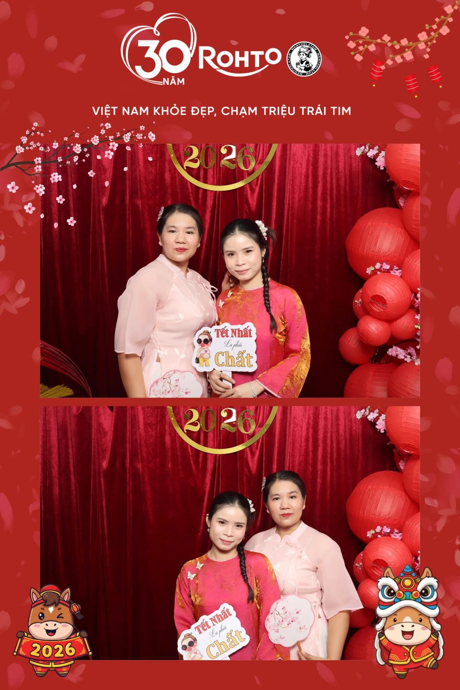 Rohto Vietnam Year-end Party with Chupbox Photobooth