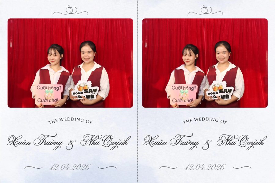Chupbox Wedding Photobooth for Truong & Quynh at Luxury Palace