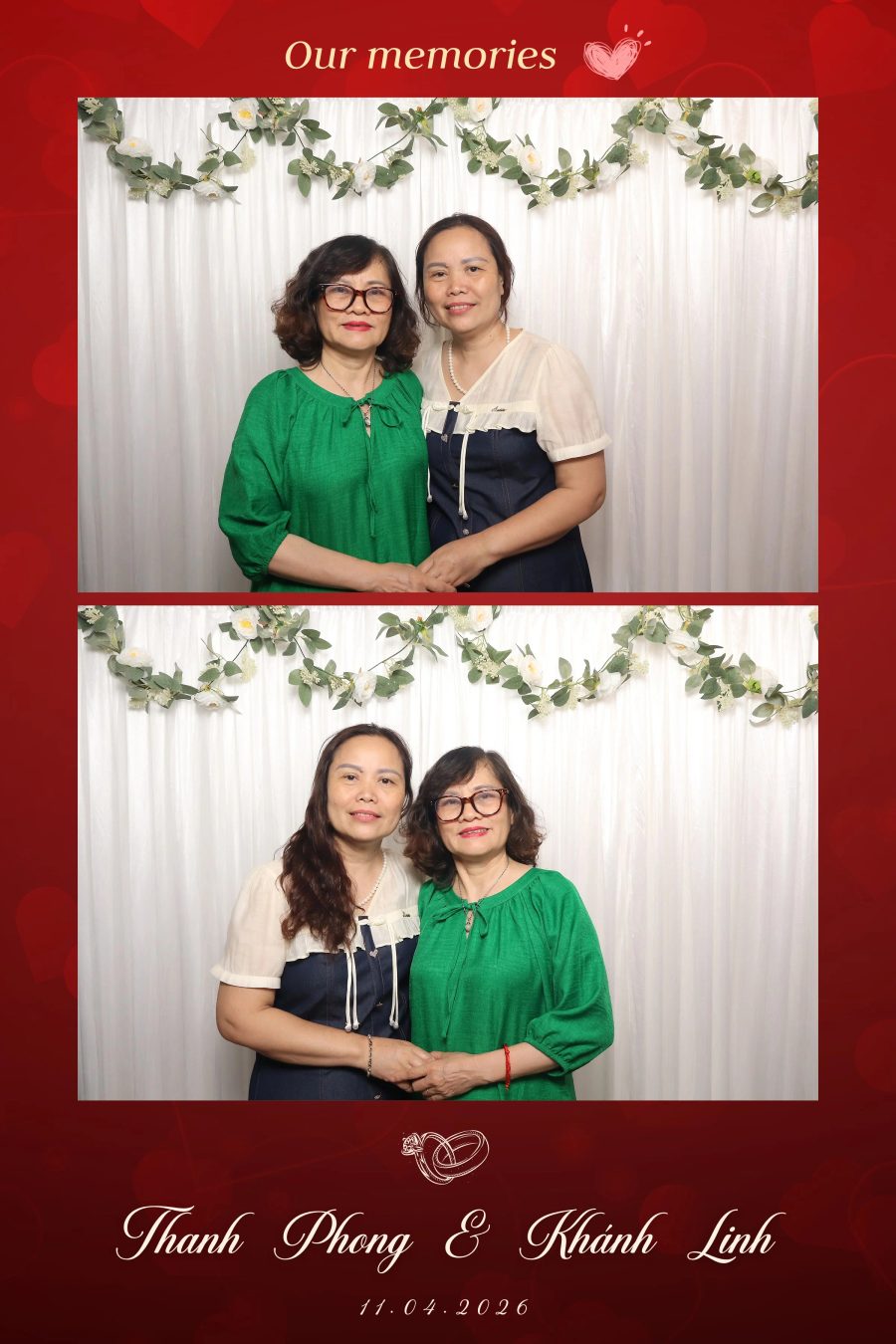Chupbox Photobooth for Phong & Linh Wedding at Luxury Palace