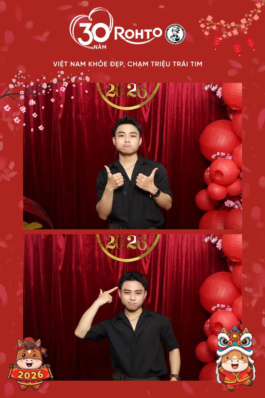 Rohto Vietnam Year-end Party with Chupbox Photobooth