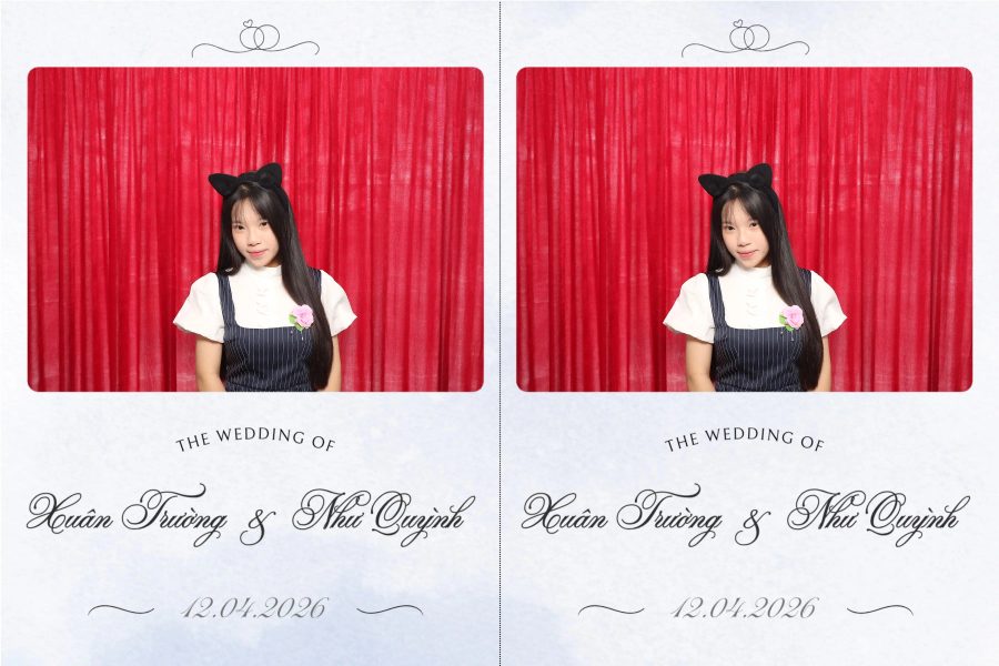 Chupbox Wedding Photobooth for Truong & Quynh at Luxury Palace