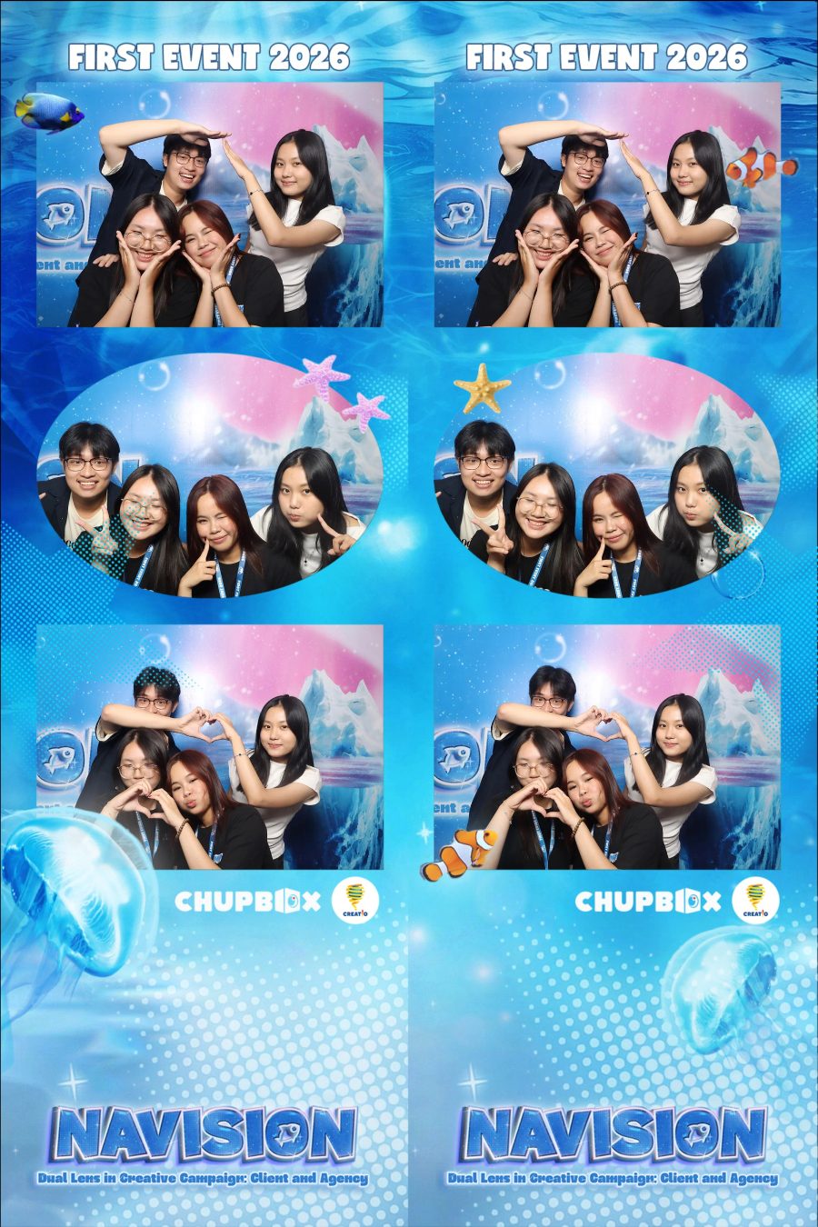 Chupbox Photobooth Photo at FIRST EVENT 2026 of Marketing Club Creatio