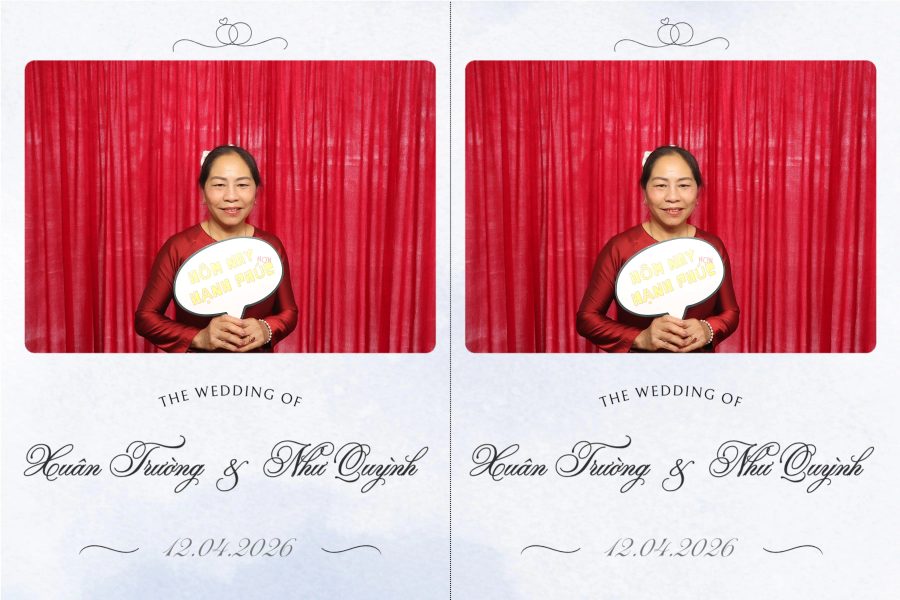 Chupbox Wedding Photobooth for Truong & Quynh at Luxury Palace