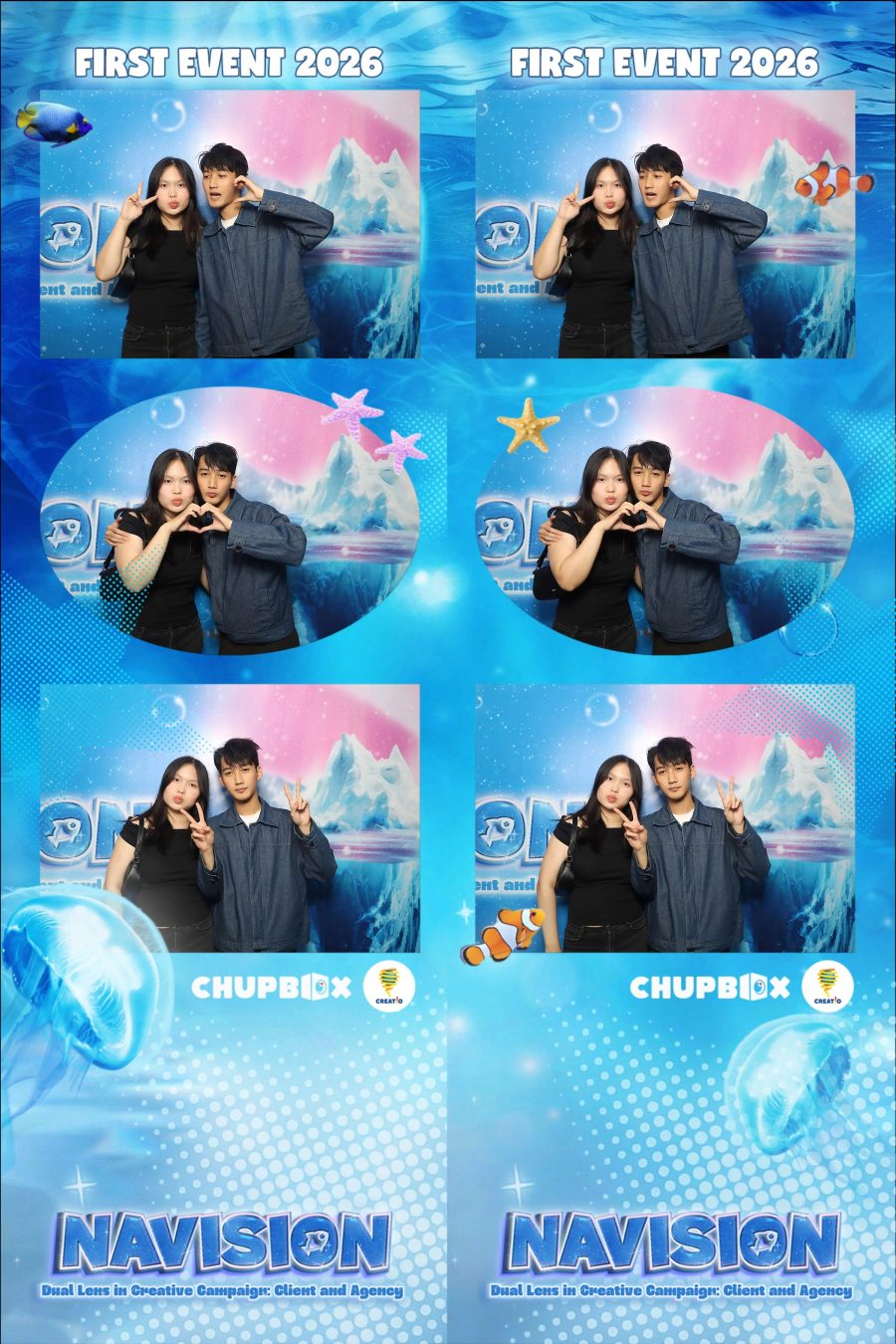 Chupbox Photobooth Photo at FIRST EVENT 2026 of Marketing Club Creatio