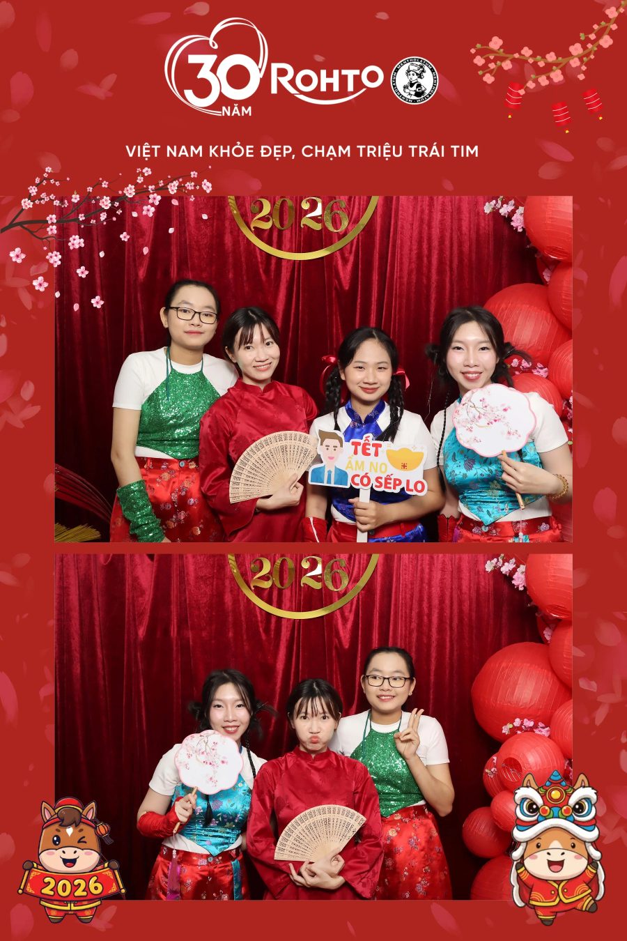 Rohto Vietnam Year-end Party with Chupbox Photobooth