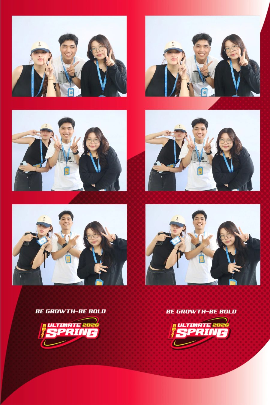 Chupbox Photobooth of RMIT Ultimate Frisbee Club at RMIT university in HCM