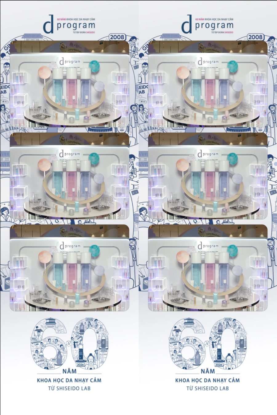 D program by Shiseido 60th Anniversary Promotion at Aeon Mall Tân Phú