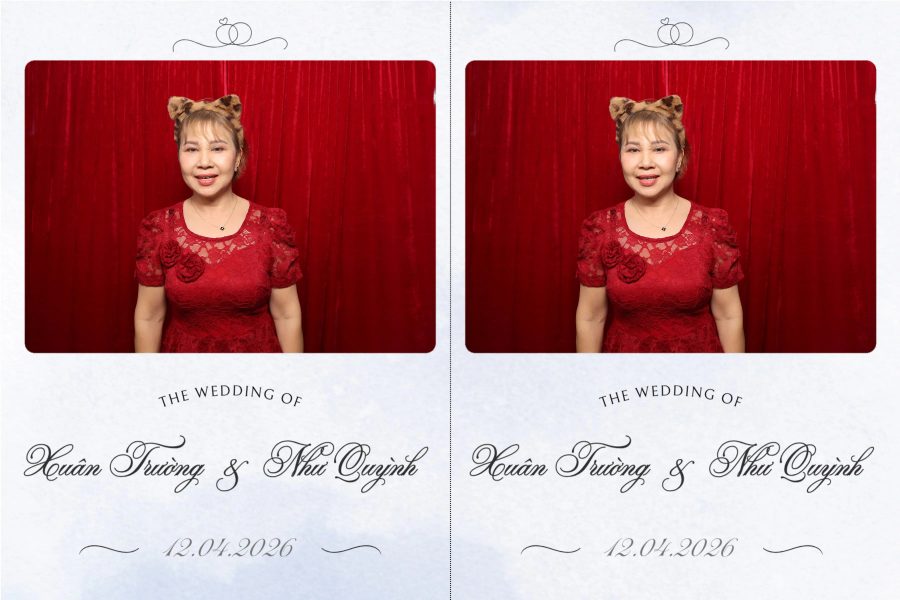 Chupbox Wedding Photobooth for Truong & Quynh at Luxury Palace