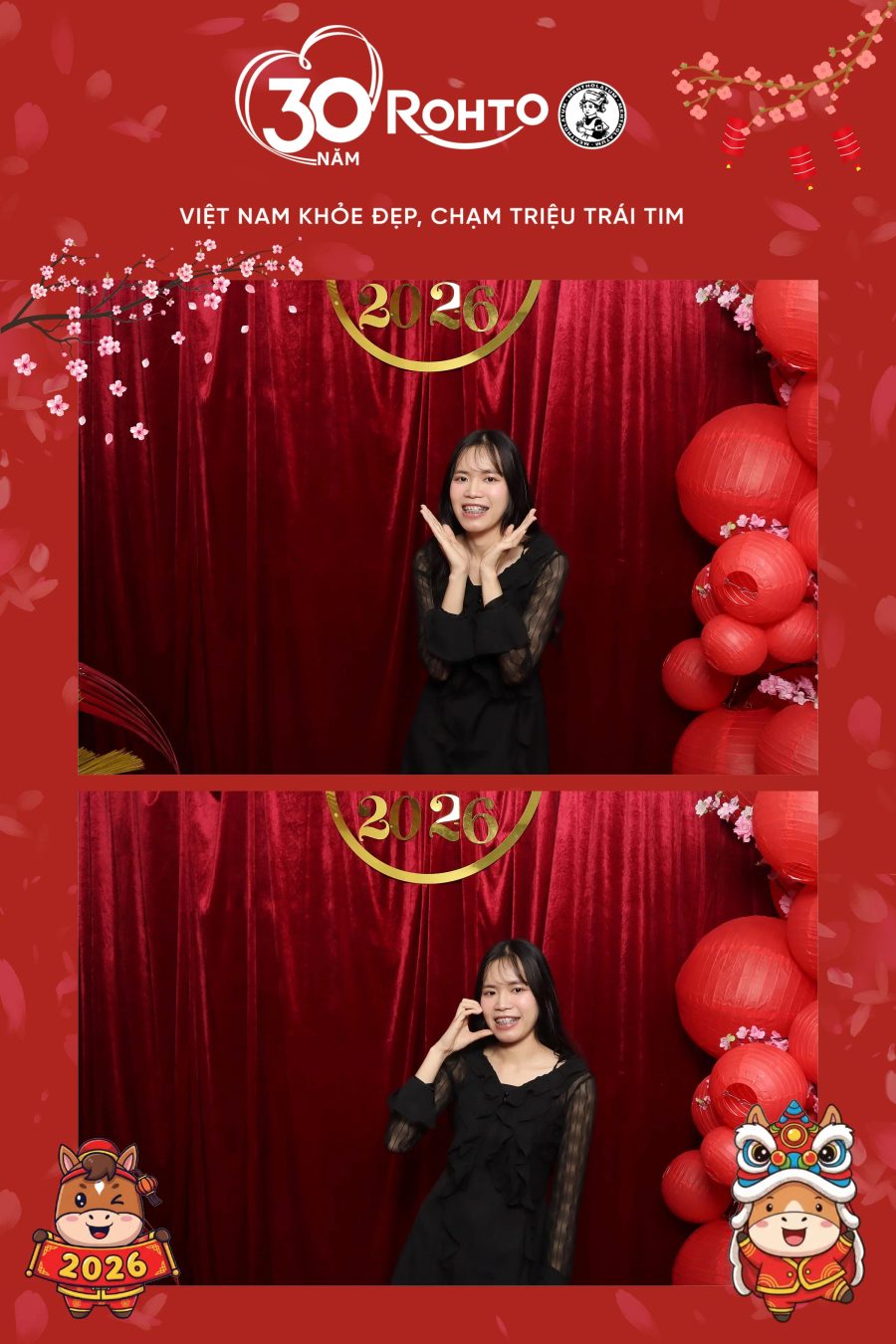 Rohto Vietnam Year-end Party with Chupbox Photobooth