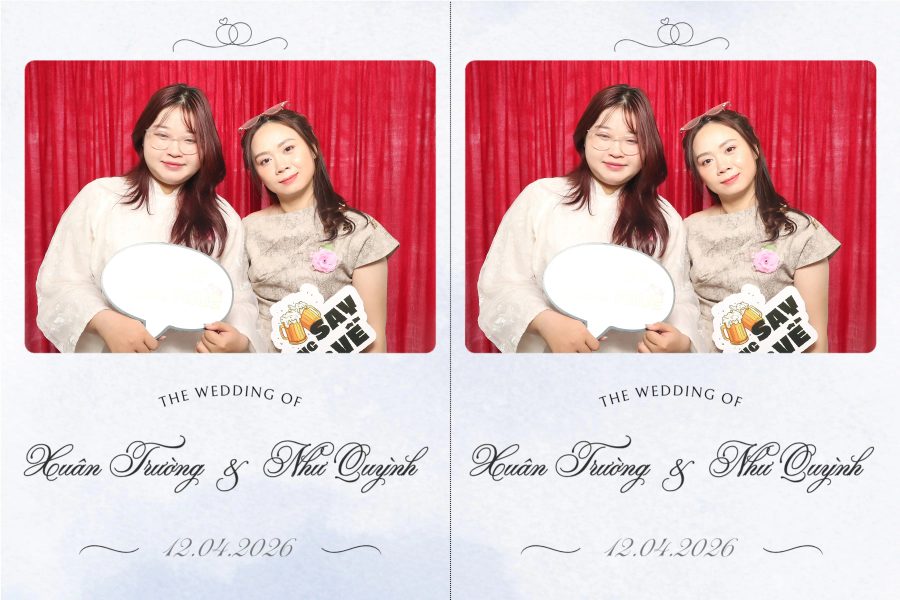 Chupbox Wedding Photobooth for Truong & Quynh at Luxury Palace