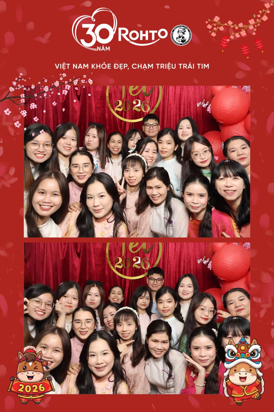 Rohto Vietnam Year-end Party with Chupbox Photobooth