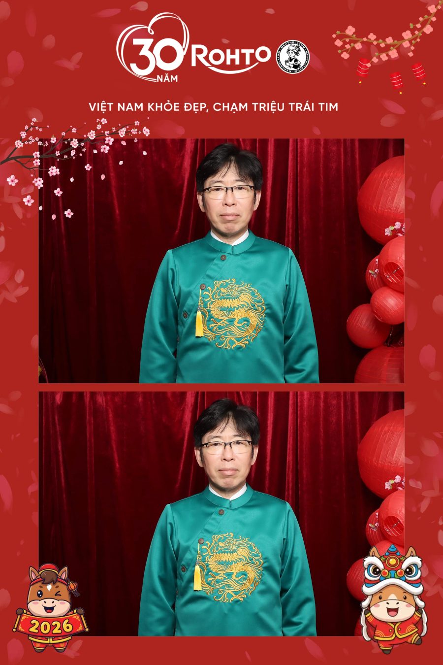 Rohto Vietnam Year-end Party with Chupbox Photobooth