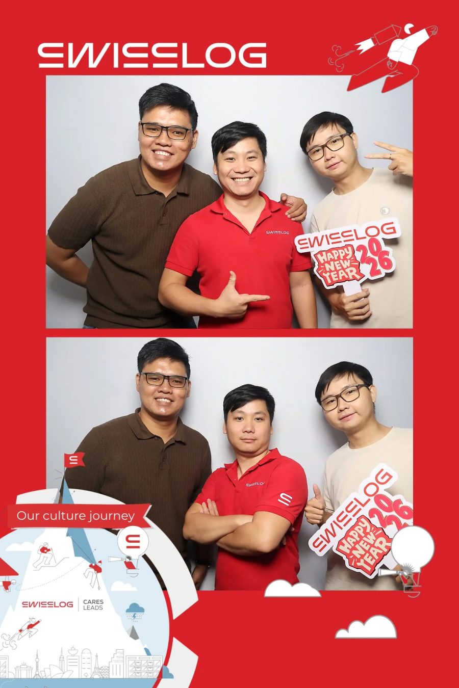 Chupbox Photobooth for Swisslog Year-end Party 2026 by Kuka Vietnam