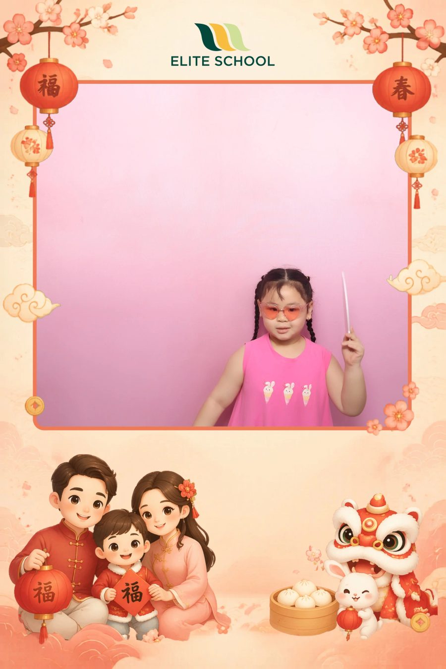 Chupbox Photobooth for Family day at Elite School Binh Duong