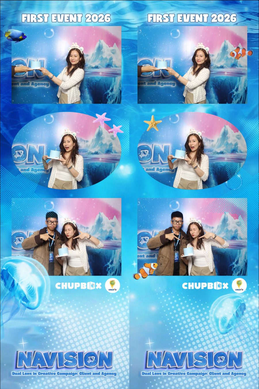 Chupbox Photobooth Photo at FIRST EVENT 2026 of Marketing Club Creatio