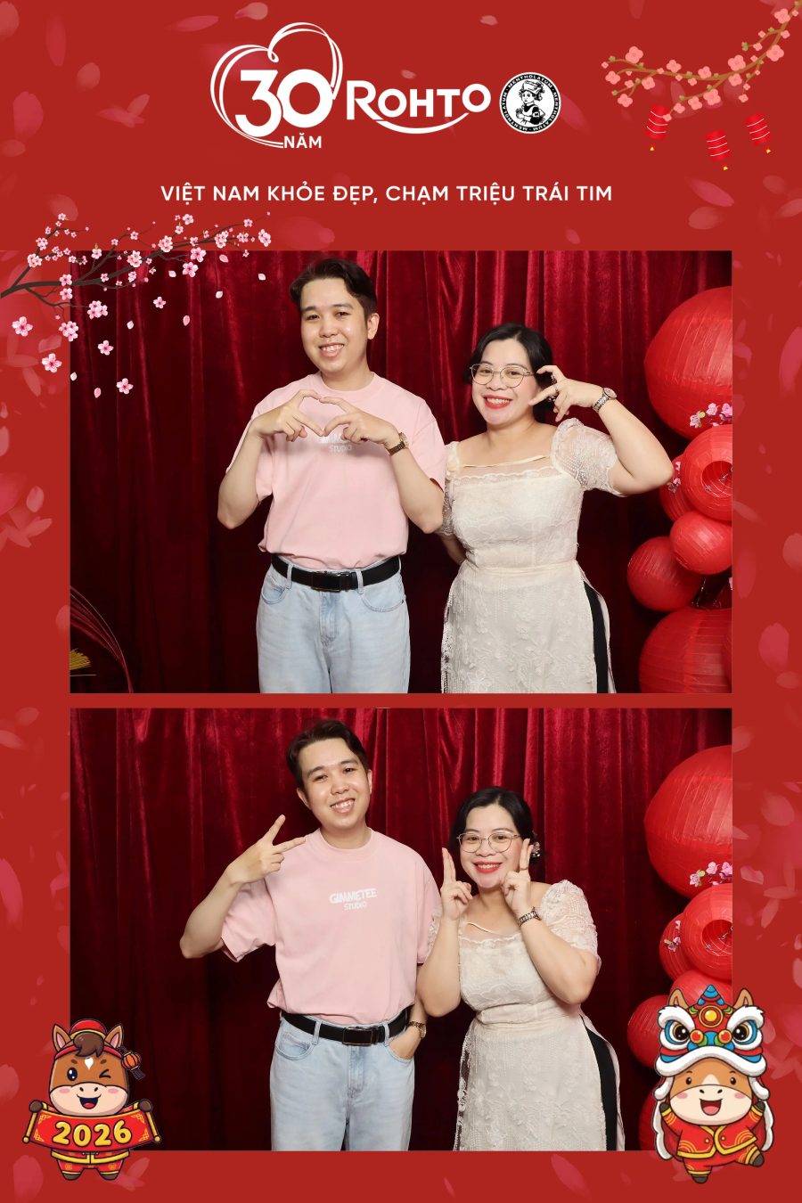 Rohto Vietnam Year-end Party with Chupbox Photobooth