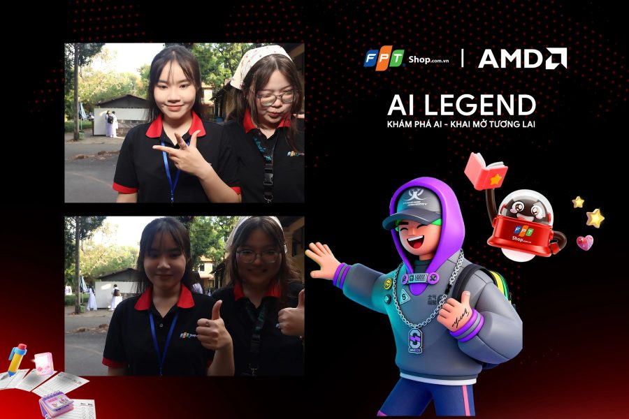 Chupbox Photobooth photo for FPT Shop Event at Nguyễn Thị Minh Khai High School