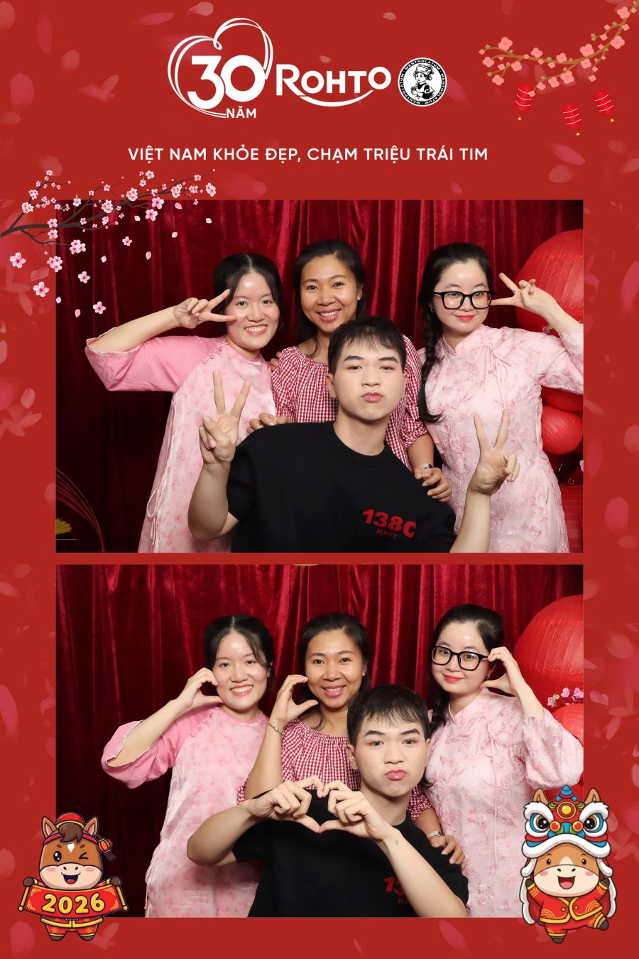 Rohto Vietnam Year-end Party with Chupbox Photobooth