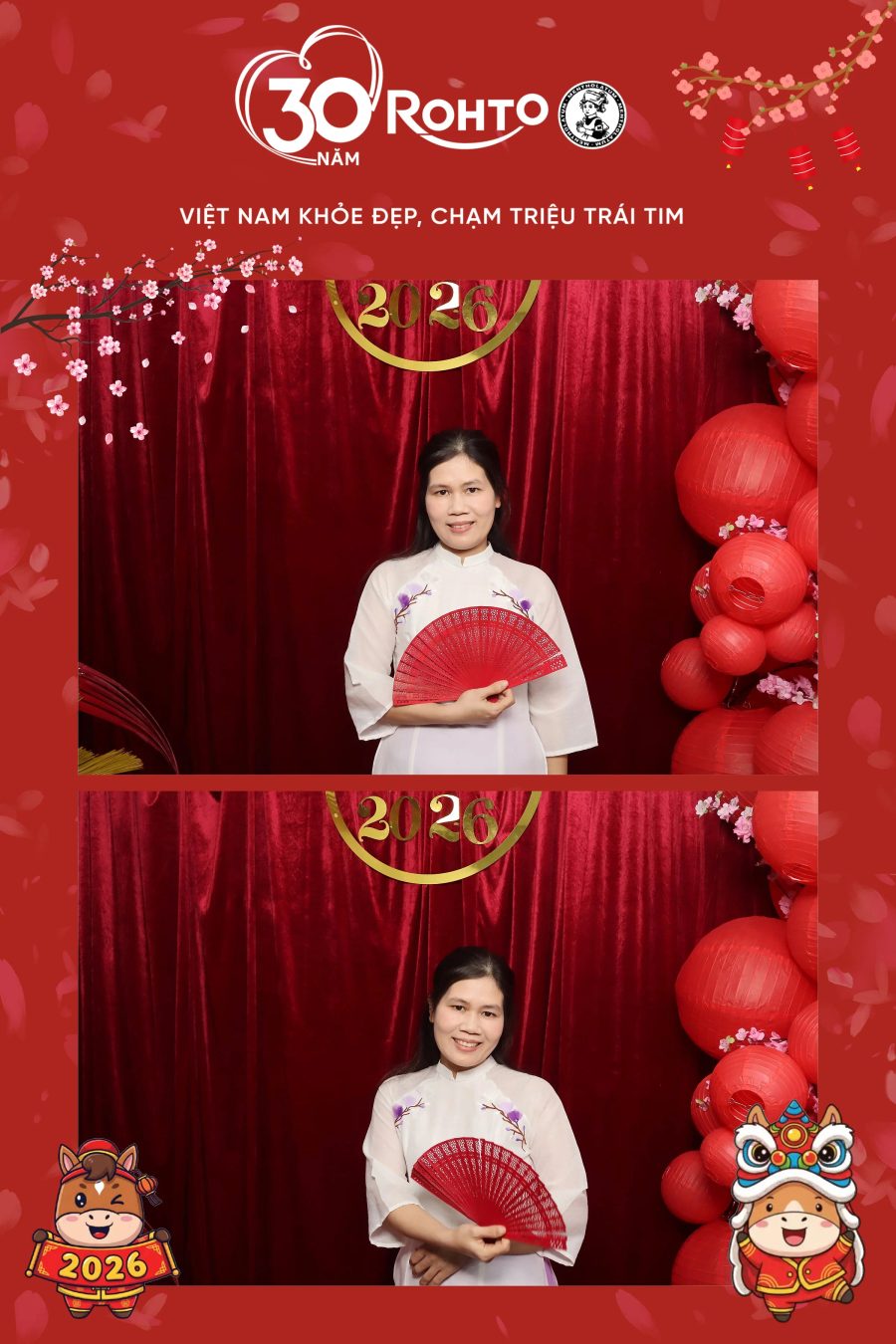 Rohto Vietnam Year-end Party with Chupbox Photobooth