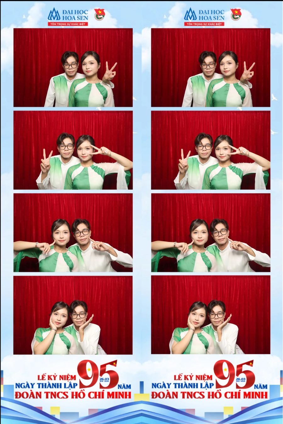 Chupbox Photobooth at Hoa Sen University for the 95th Anniversary of the Ho Chi Minh Communist Youth Union
