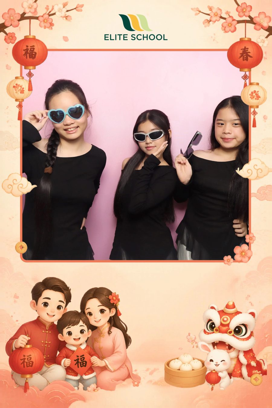 Chupbox Photobooth for Family day at Elite School Binh Duong