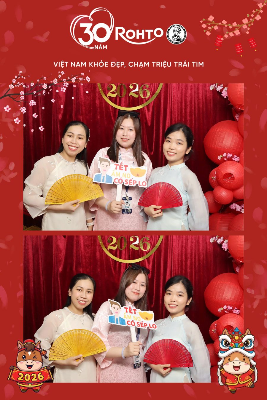 Rohto Vietnam Year-end Party with Chupbox Photobooth