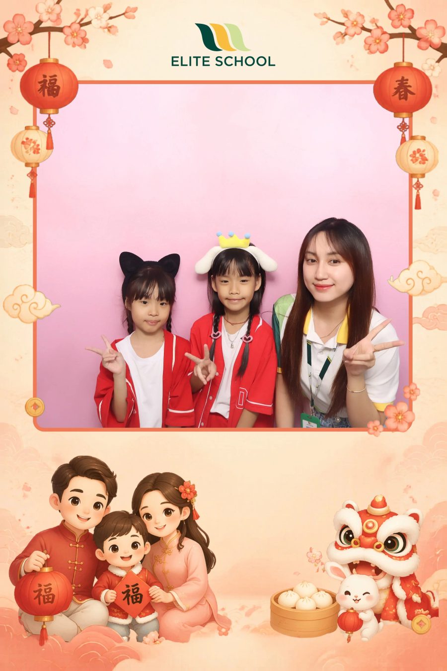 Chupbox Photobooth for Family day at Elite School Binh Duong