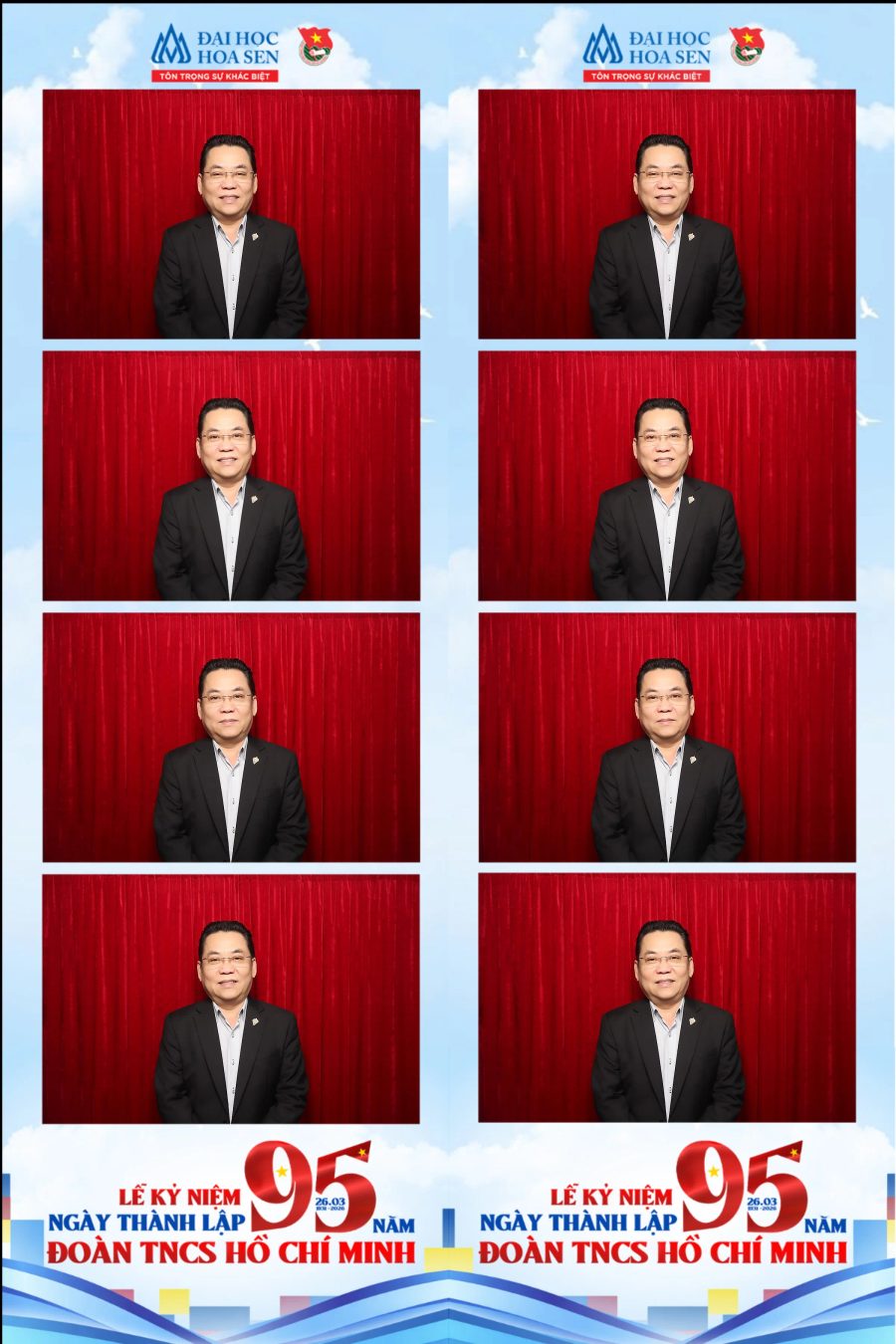 Chupbox Photobooth at Hoa Sen University for the 95th Anniversary of the Ho Chi Minh Communist Youth Union