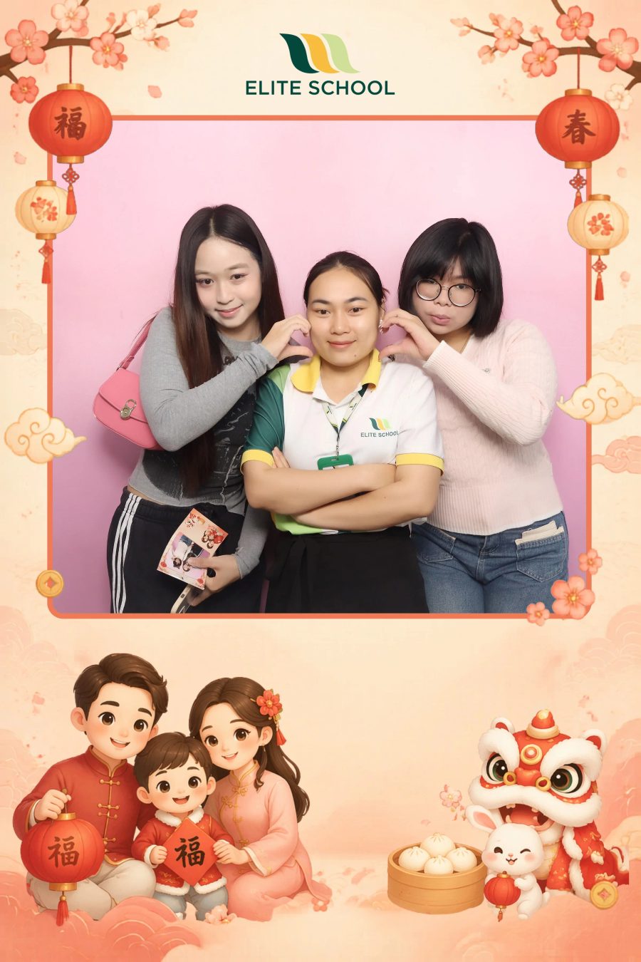 Chupbox Photobooth for Family day at Elite School Binh Duong