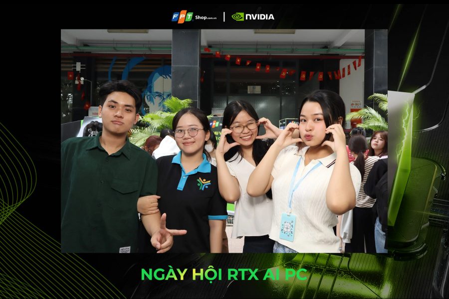 Chupbox Photobooth activity for Nvidia Promotion at University of Economics and Law
