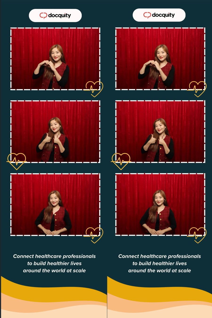 Chupbox Photobooth operation at Docquity company event