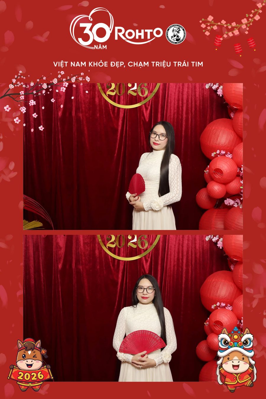 Rohto Vietnam Year-end Party with Chupbox Photobooth