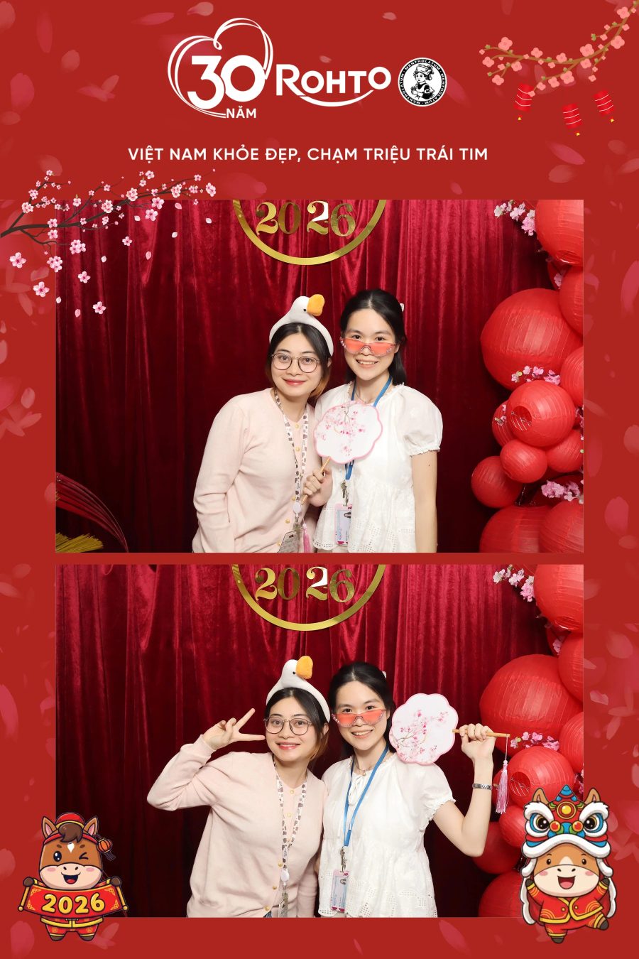 Rohto Vietnam Year-end Party with Chupbox Photobooth