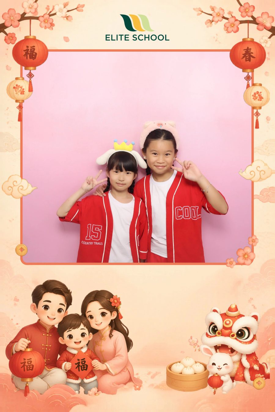 Chupbox Photobooth for Family day at Elite School Binh Duong