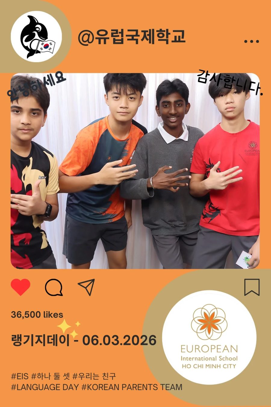 Language Day 2026 at European International School (EIS) in Ho Chi Minh City