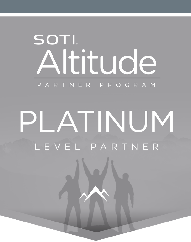 SOTI Altitude Platinum Level Partner badge