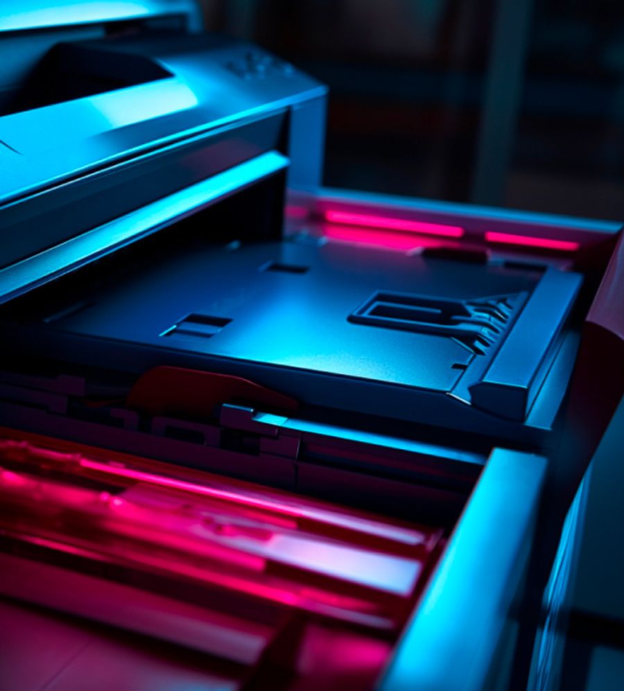 Collage showing a data center, warehouse dispatch, technical support agent, and a retail point-of-sale device, visualising the full IT lifecycle under XaaS.